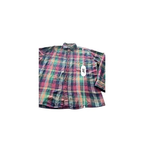 Van Heusen plaid shirt size M - Picture 3 of 3